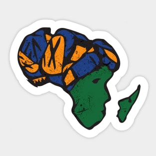 Mother Africa and Child Sticker